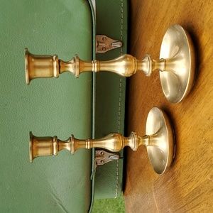 Vintage brass candlesticks